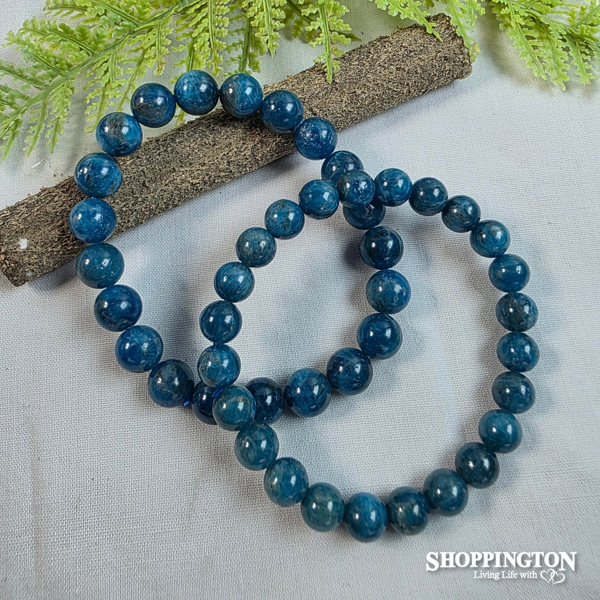 Crystal Gemstone Bead Bracelet - Agate Dyed