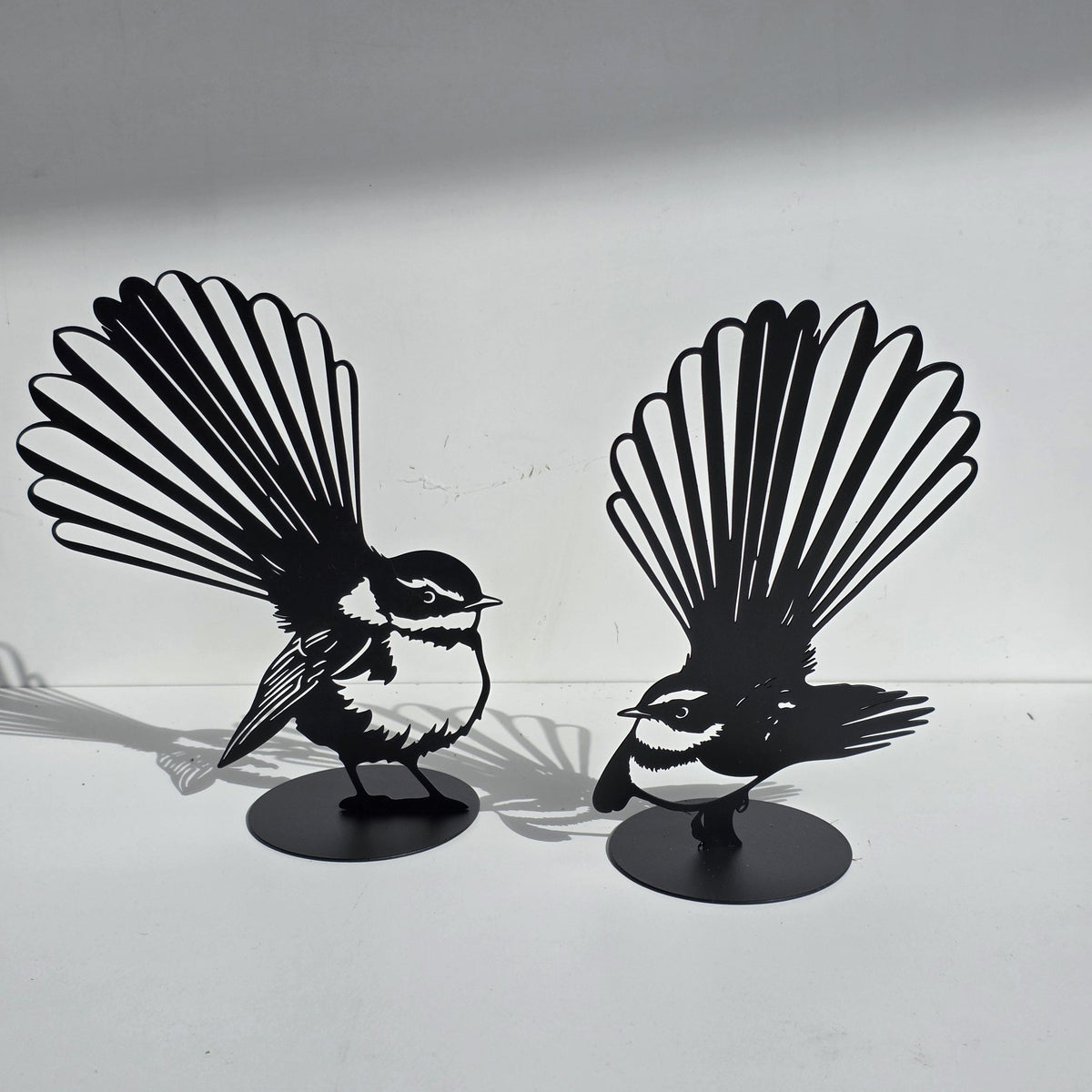 Freestanding Metal Kiwiana Art - Fantail Full Chest (ea)