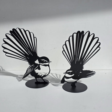 Freestanding Metal Kiwiana Art - Fantail Full Chest (ea)