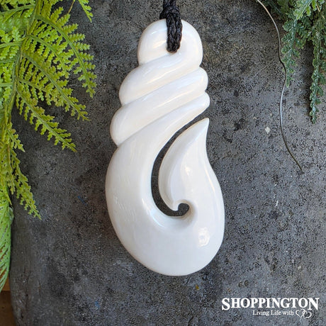 Bone Carved Hook (Lge)