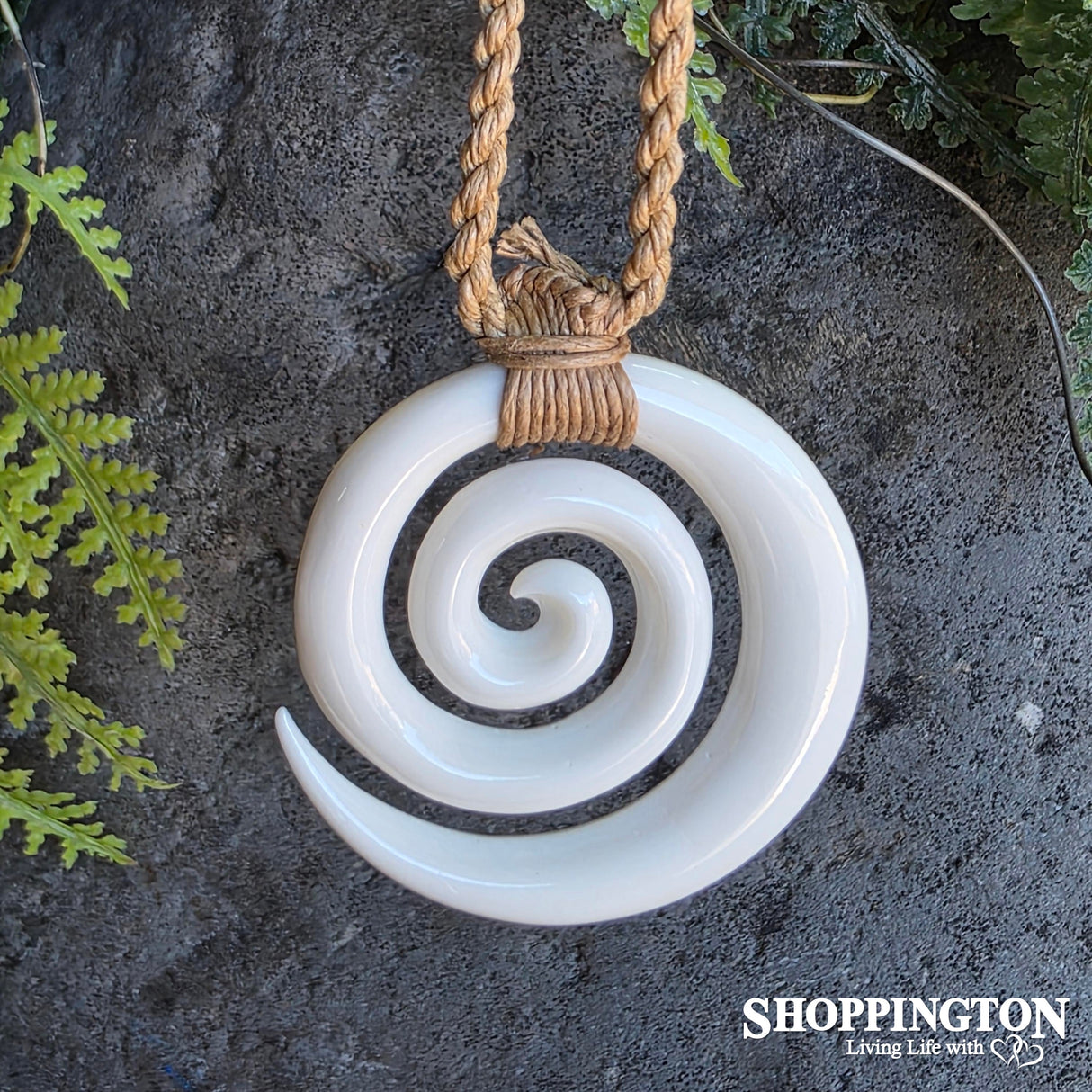 Bone Koru Spiral