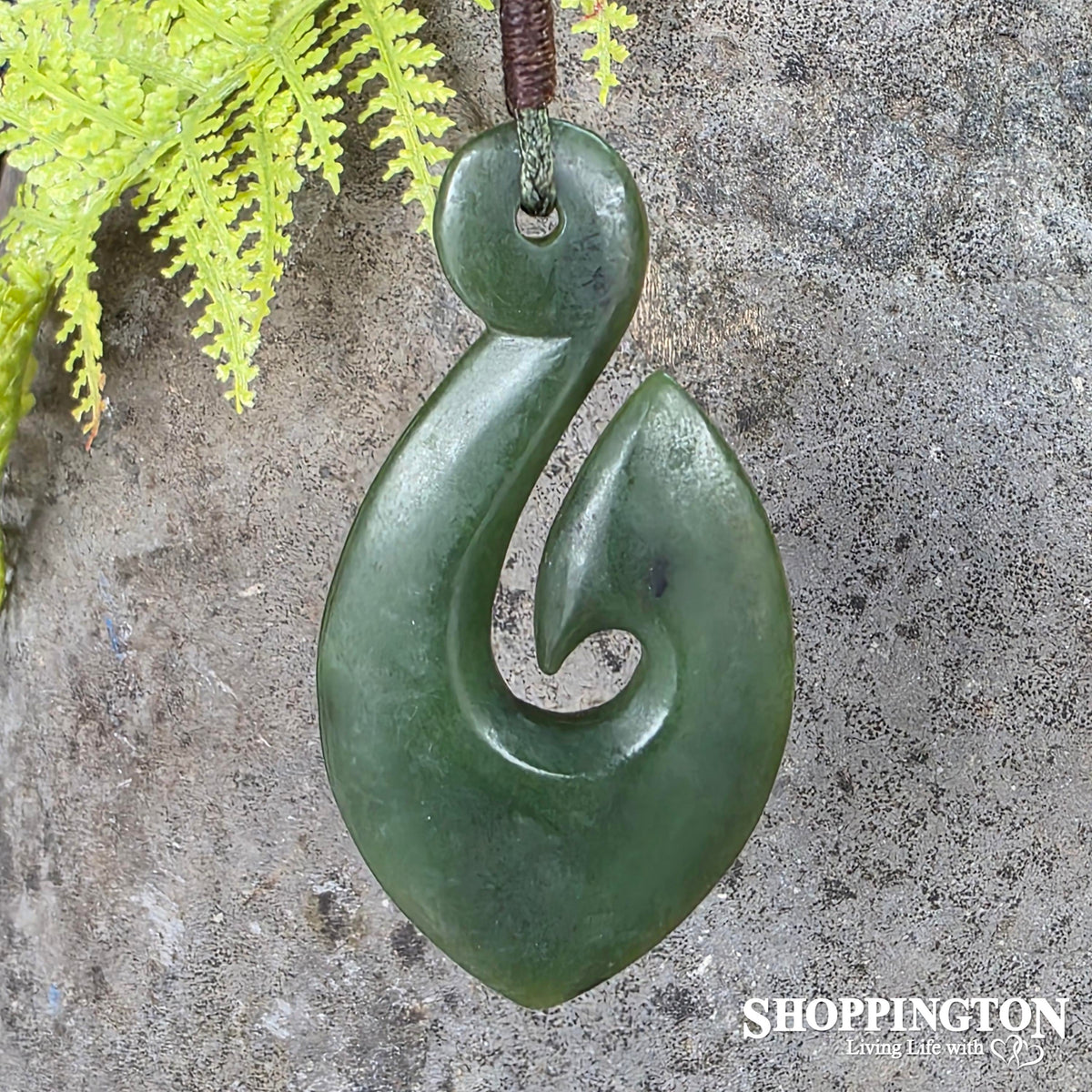 Kawakawa Pounamu - Hei matau