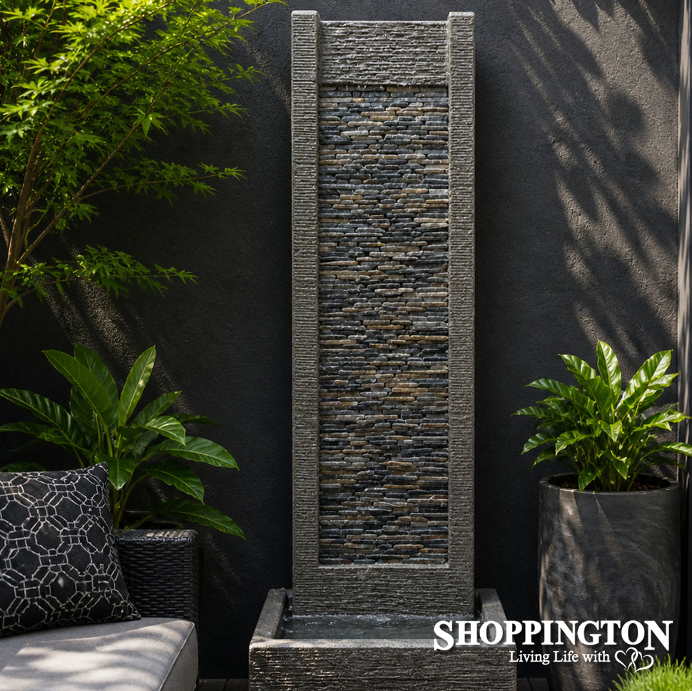 Slate Pillar Water Feature 50cm x 175cm