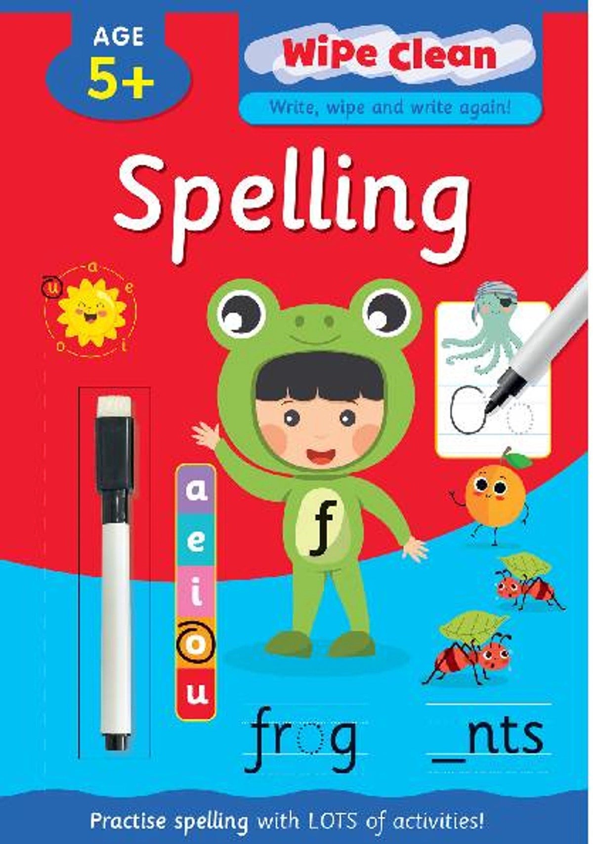 Wipe Clean Spelling  Age 5+