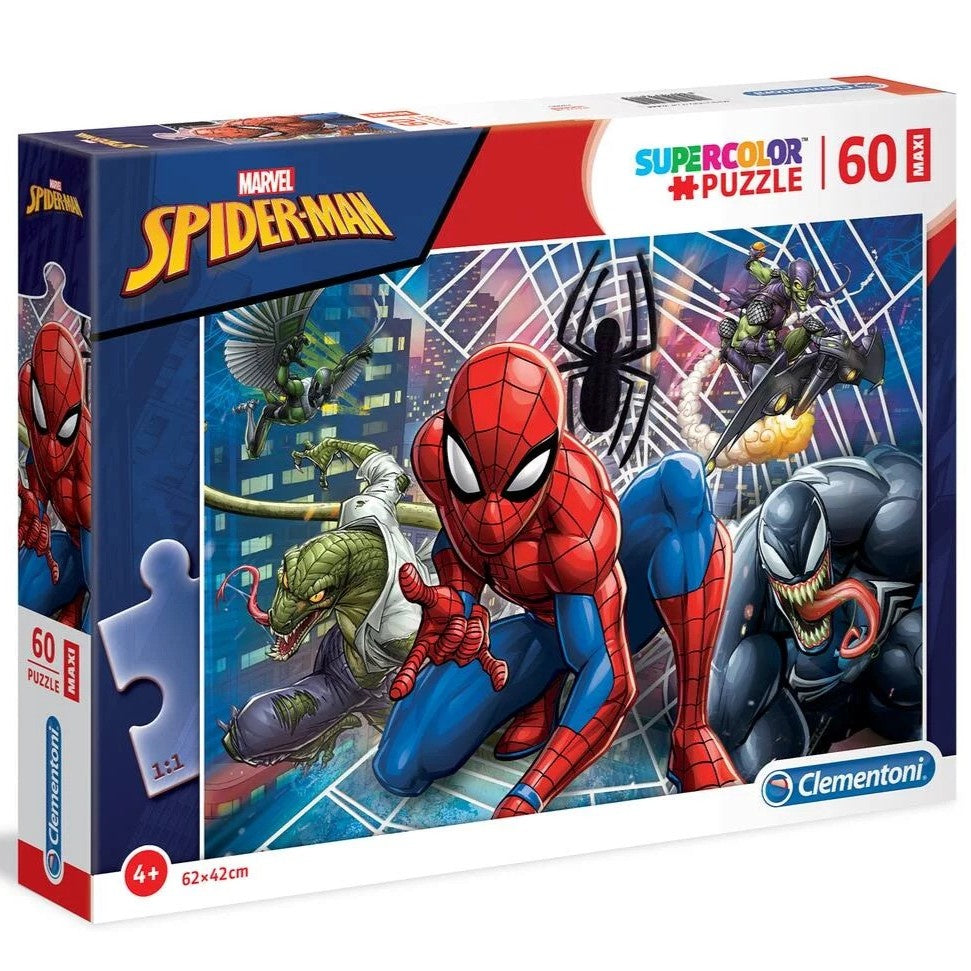 Spiderman Supercolor Puzzle - 60pce