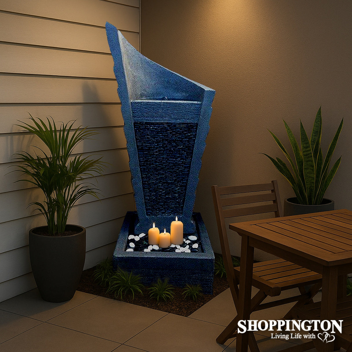 Spinnaker Water Feature - Grey 50cm x 144cm
