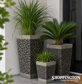 Garden Pot - Grey River Stone Pot - 35 x 50cm