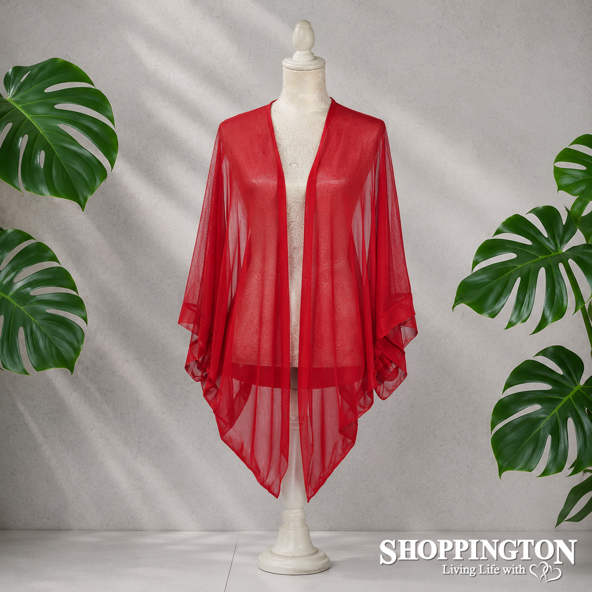 Shrug - Mesh Summer Weight - Red