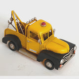 Die Cast Metal Replica Yellow & Black Tow Truck