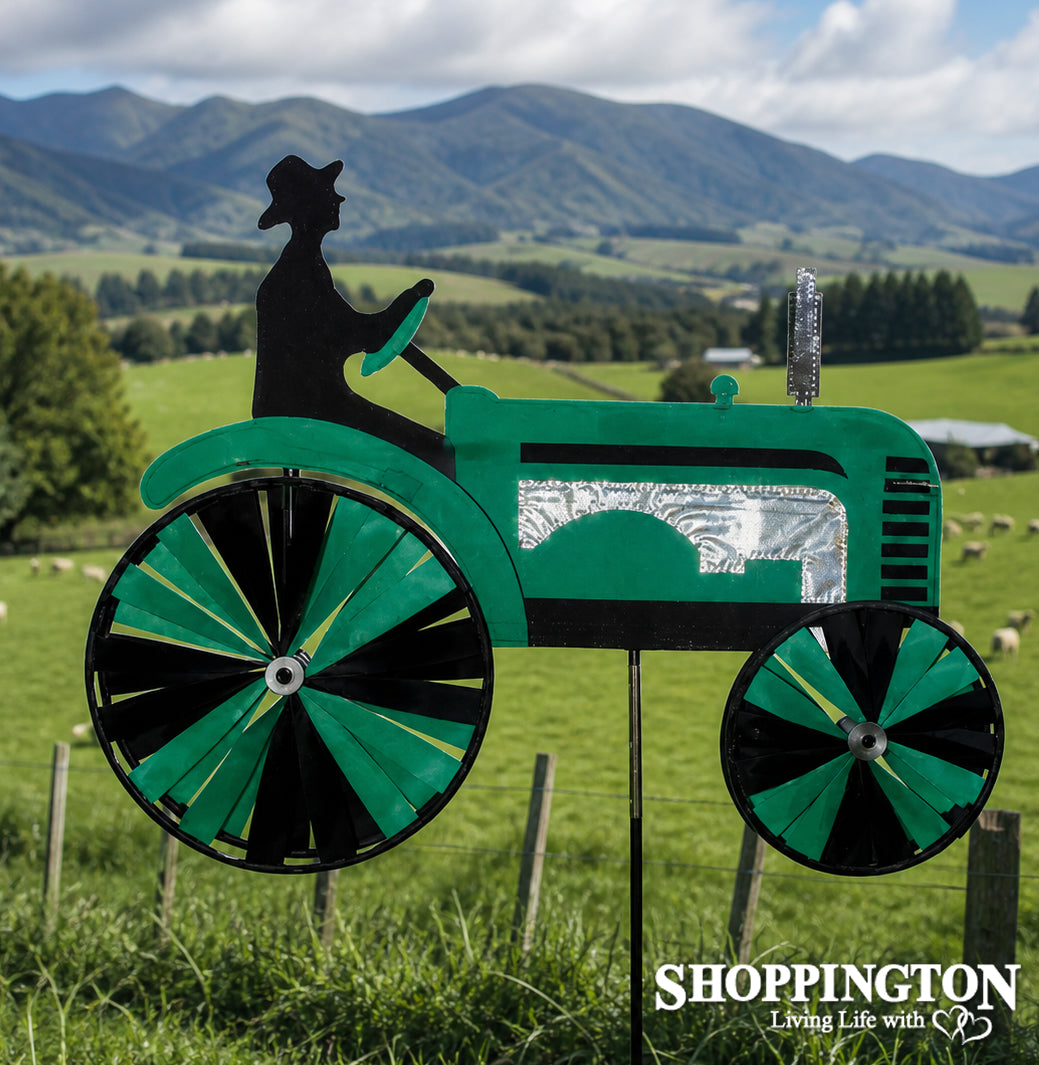 Wind Spinner - Green Tractor 24