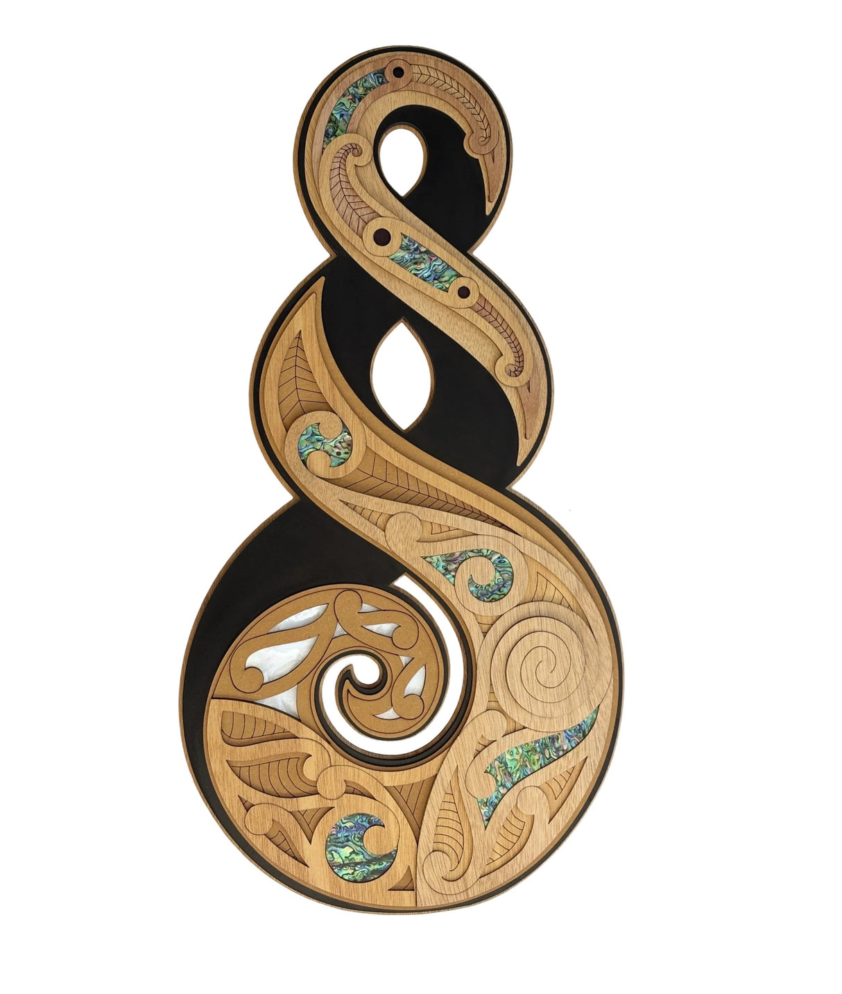 NZ Made Wooden  Art Work - Twist