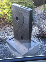 u Yin Yang Water Feature with Holes 70cm x 100cm