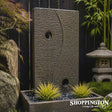 u Yin Yang Water Feature with Holes 70cm x 100cm