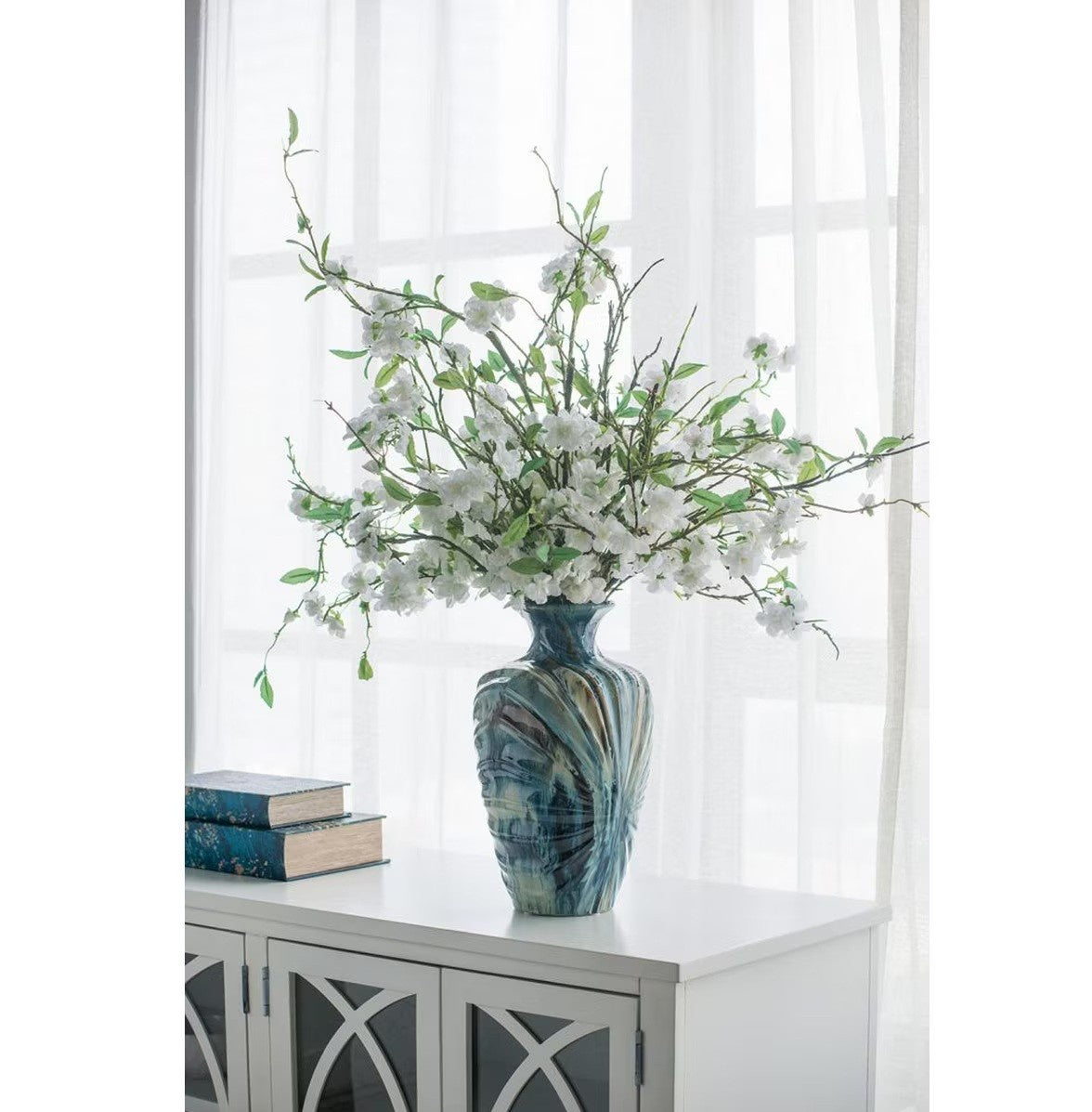 Blue Ceramic Vase