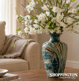 Blue Ceramic Vase