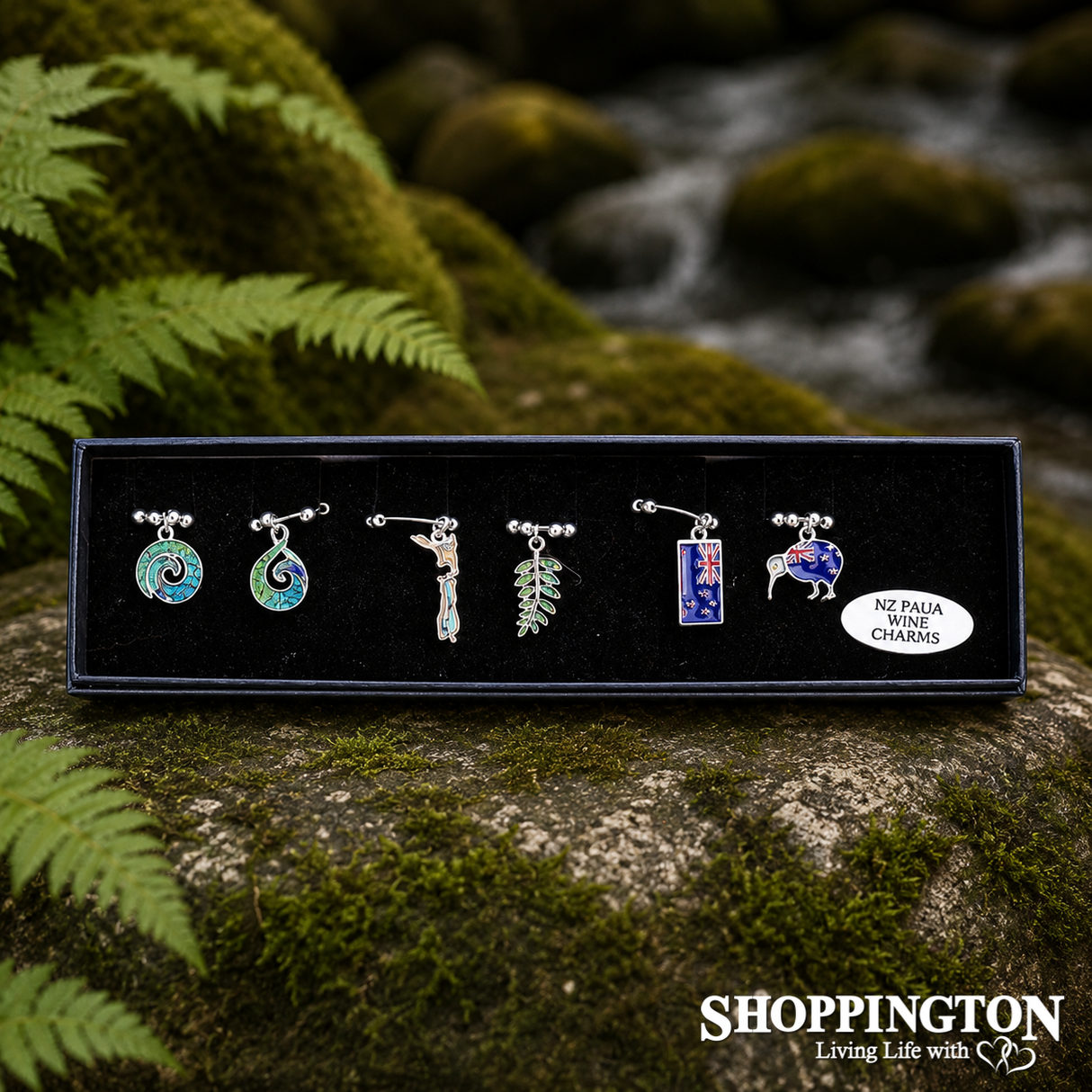 Wine Charms - NZ Theme