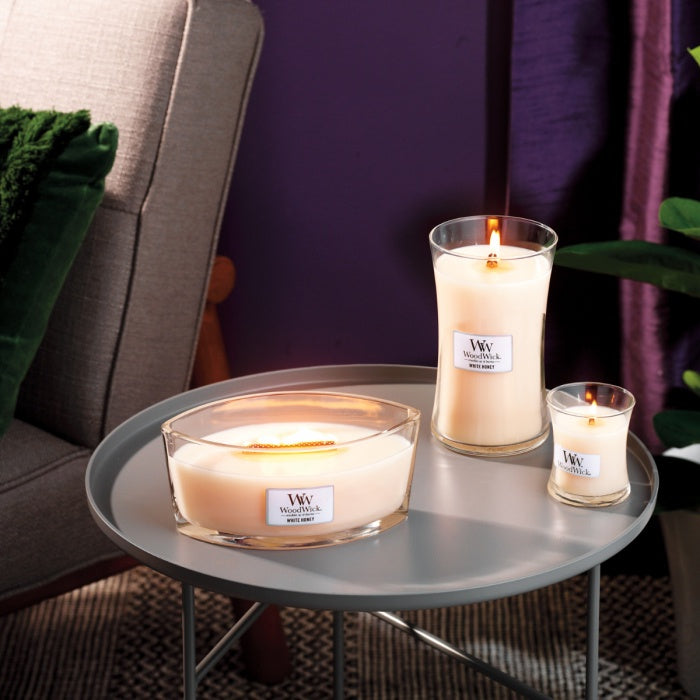 WoodWick Candle - White Honey Large