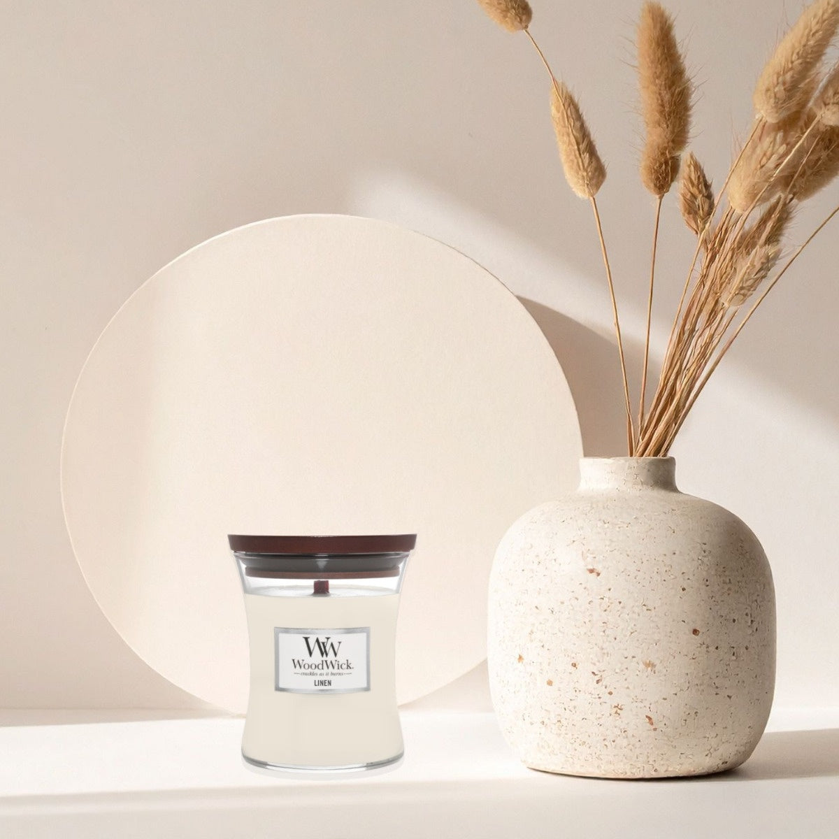WoodWick Linen Mini