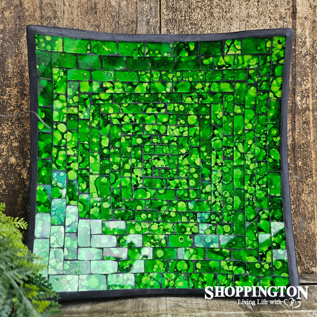 z Mosaic Plate - Lime